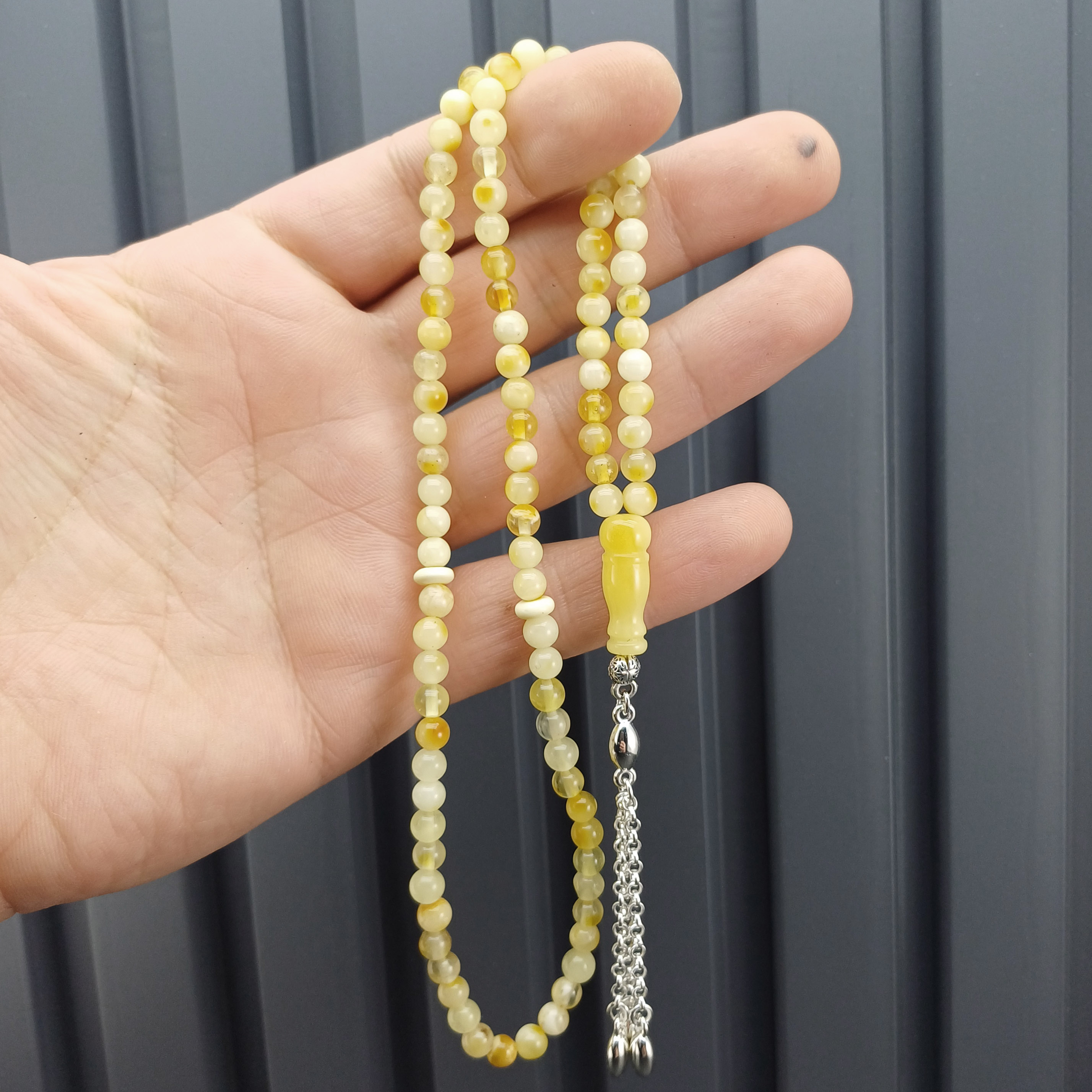 Hakiki Litvanya Kaya DAMLA Kehribar Tesbih 99lu Namaz Tesbihi Dua Zikir 99 lu Tespih