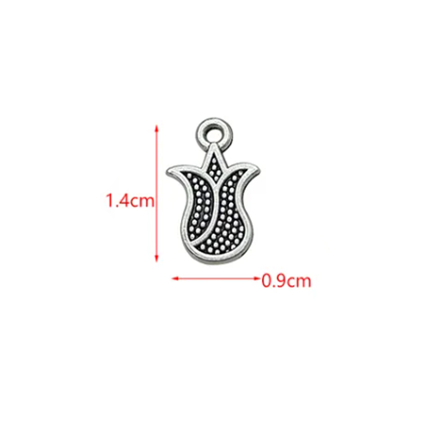 Lale%20Motif%20Metal%20Tesbih%20Püskül%20Ucu%20Çiçek%20Sallantı