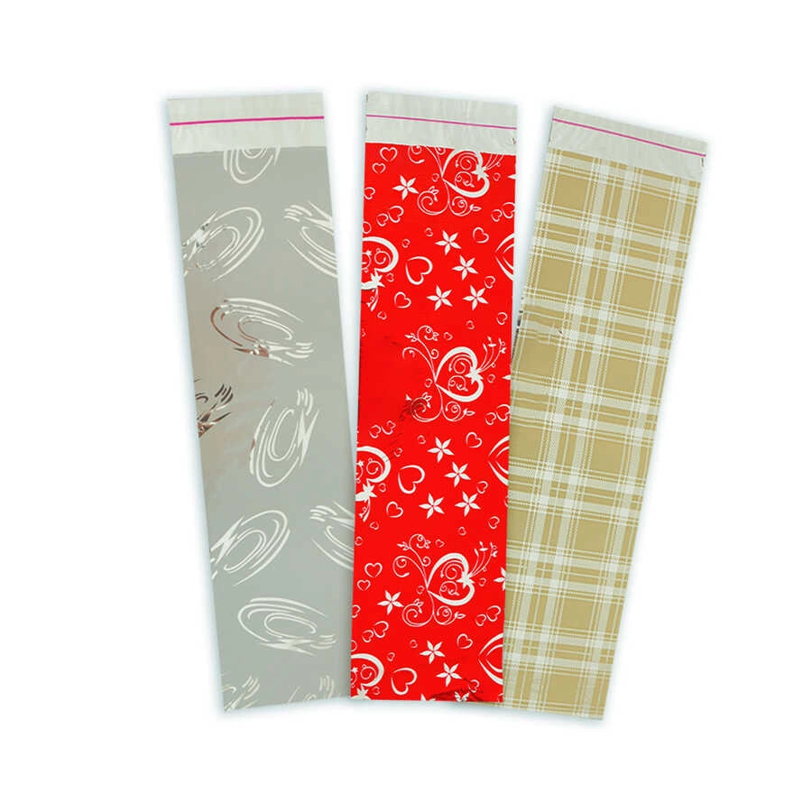 100 ADET 7x30 cm Metalize Tesbih Hediye Poşeti