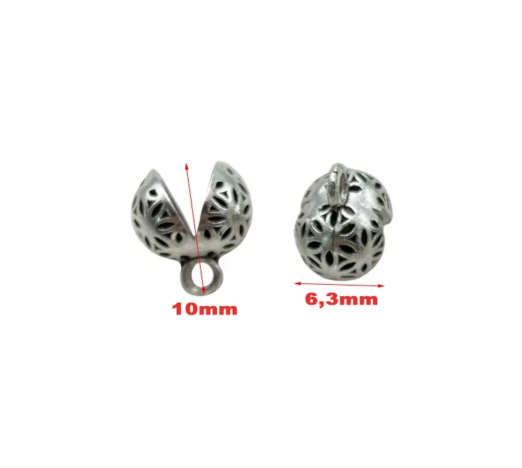 6,5mm Gri Renk Kapama Düğüm Gizleyici