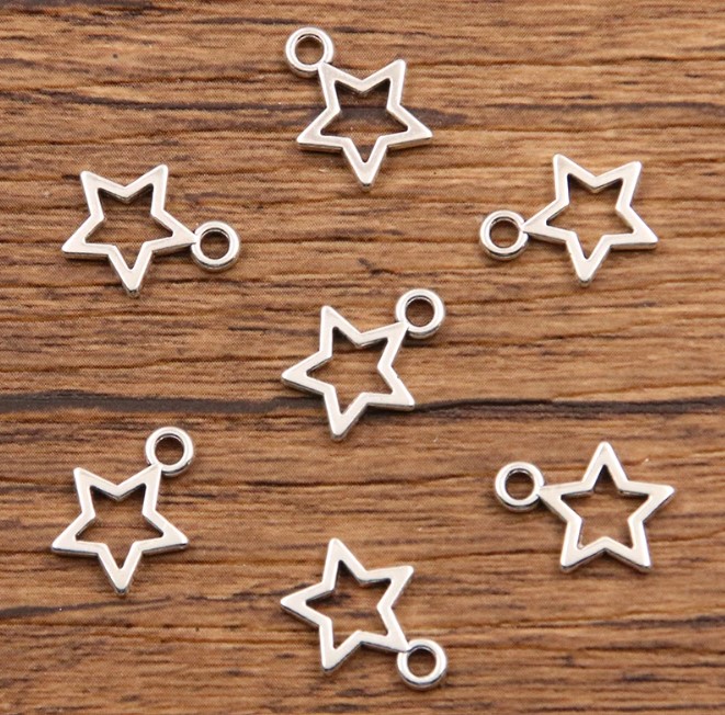 Yıldız Motif Metal Tesbih Püskül Ucu Sallantı