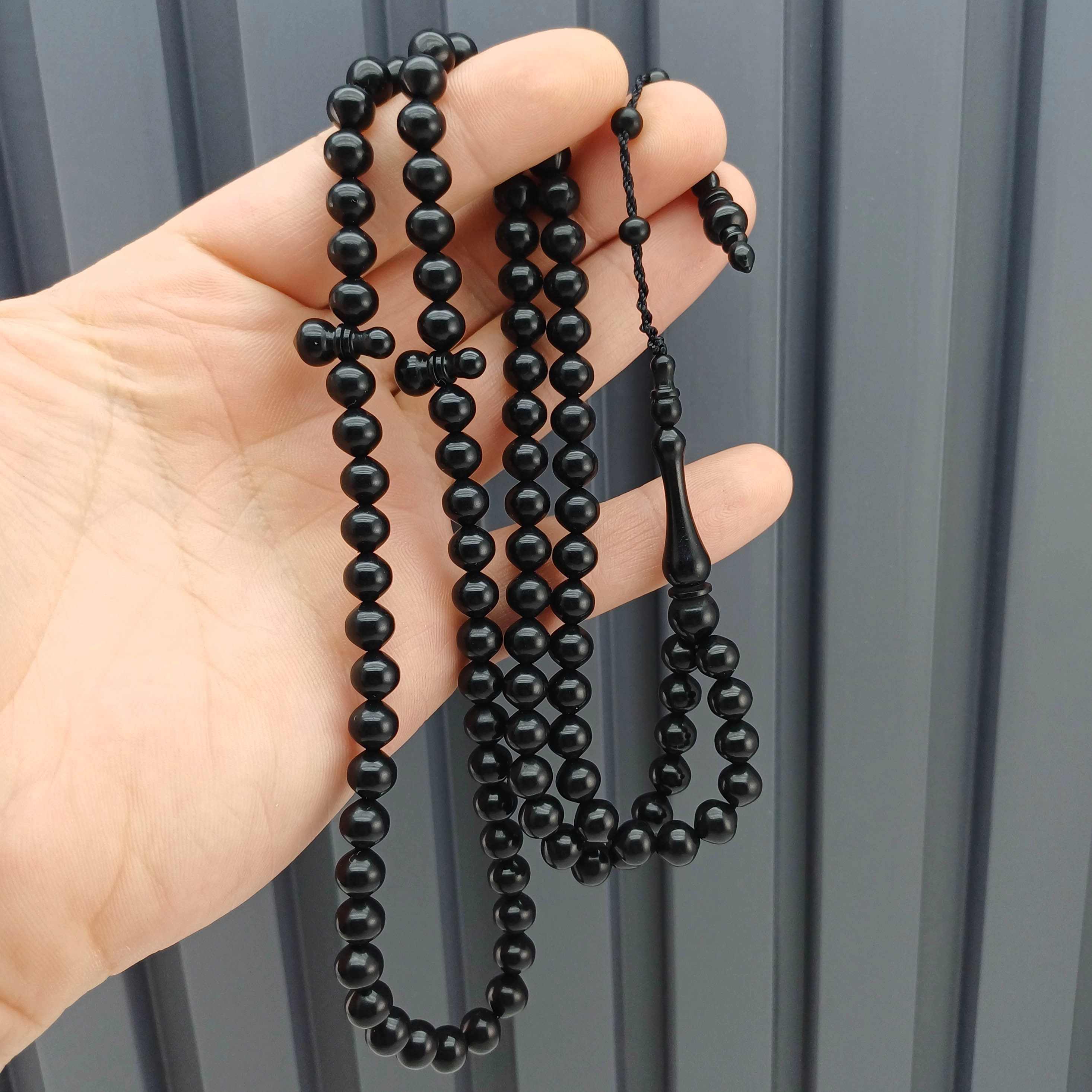 99lu Şalgami Kesim Toz Kehribar Namaz Tesbihi