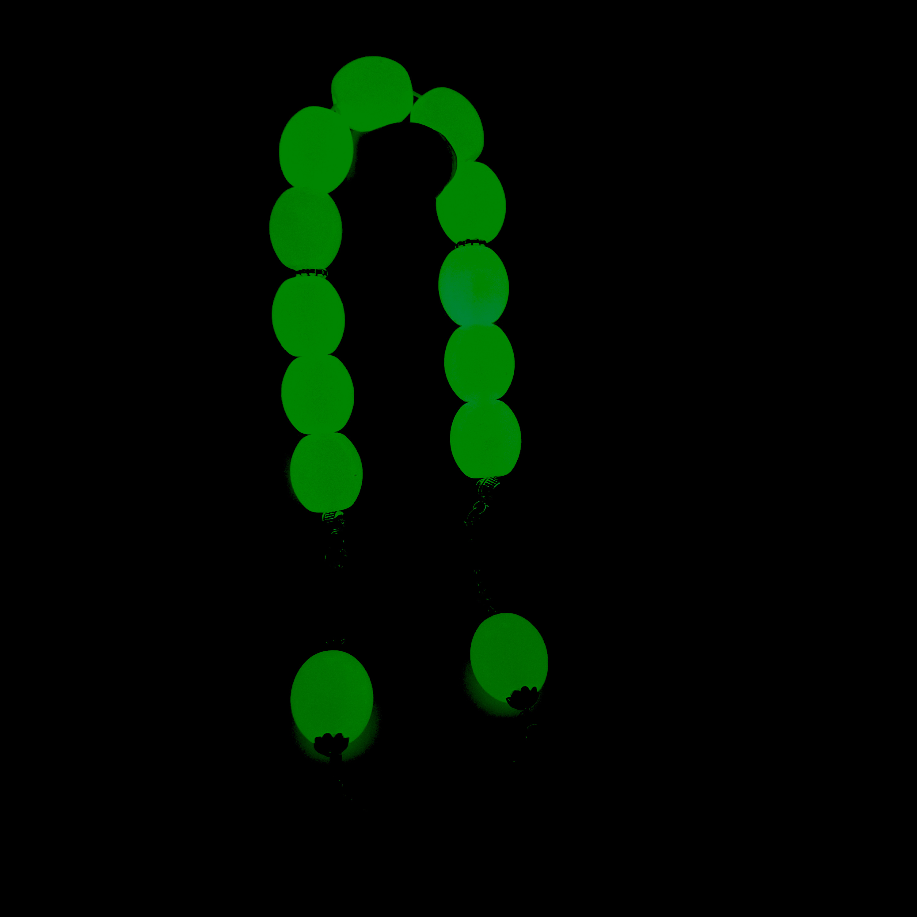 İRİ BOY Zaza Model Kedigözü FOSFORLU Tesbih