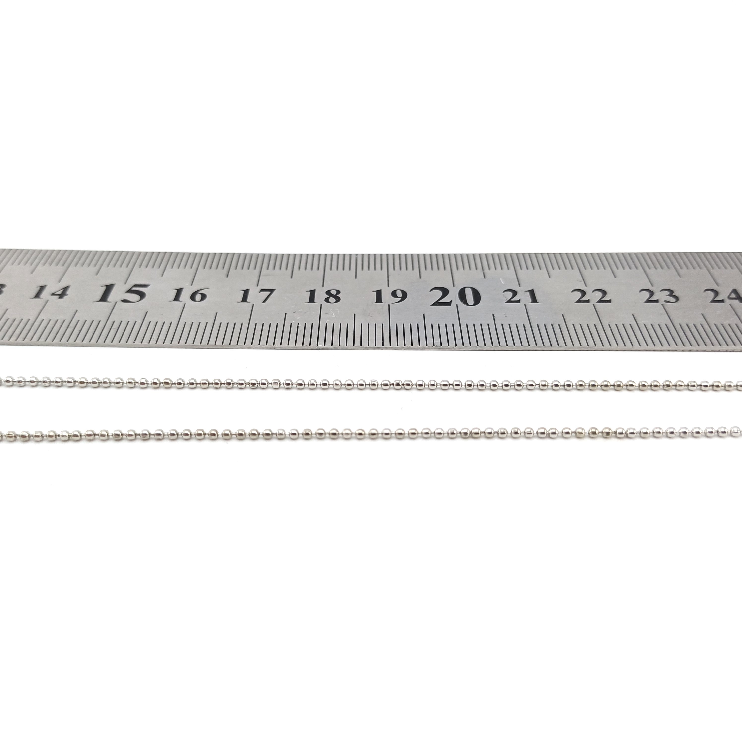 1 Metre Kaplama İnce Top Zincir 1mm Kalınlık