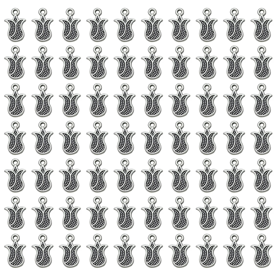 Lale%20Motif%20Metal%20Tesbih%20Püskül%20Ucu%20Çiçek%20Sallantı