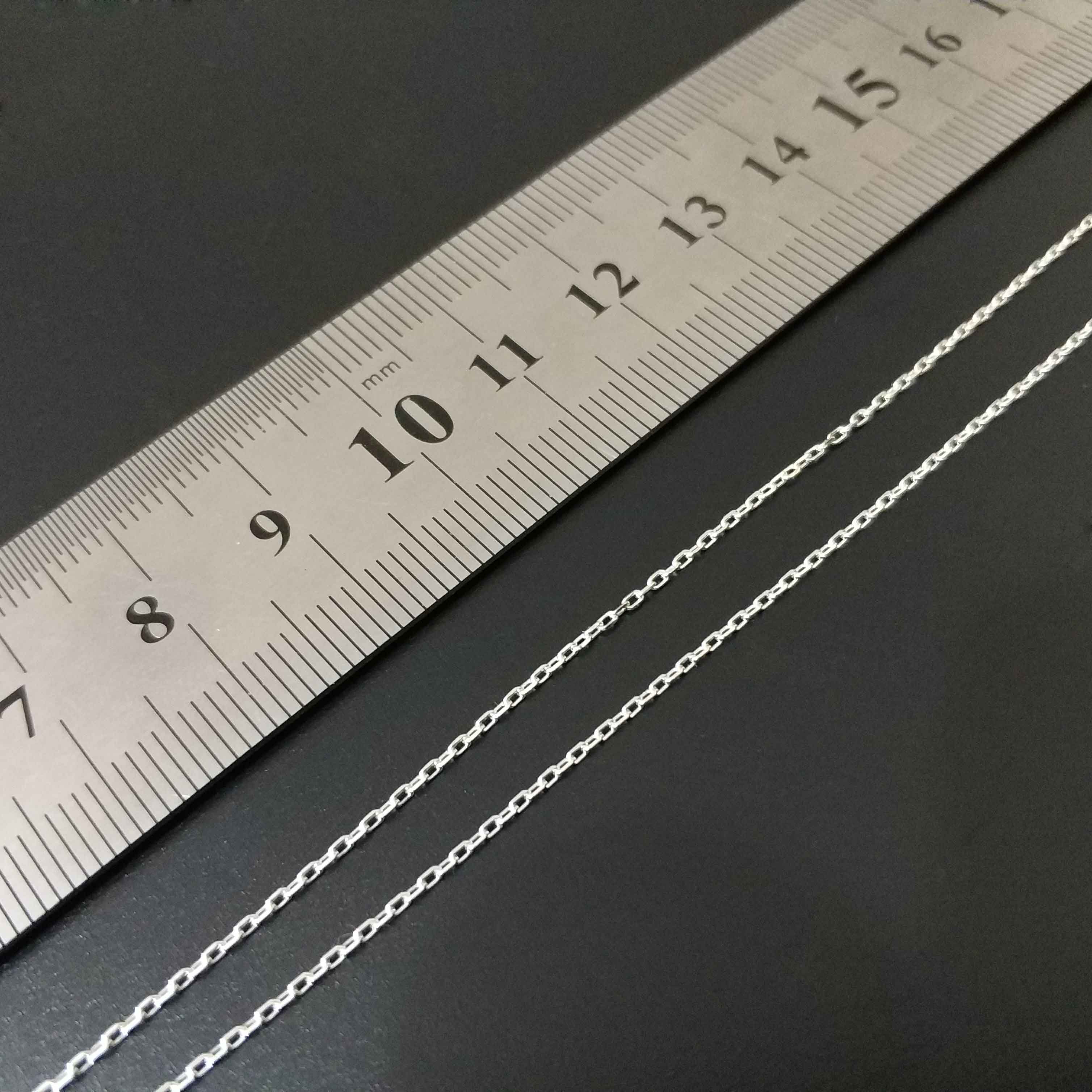 925 Ayar İNCE Gümüş Kolye Zinciri