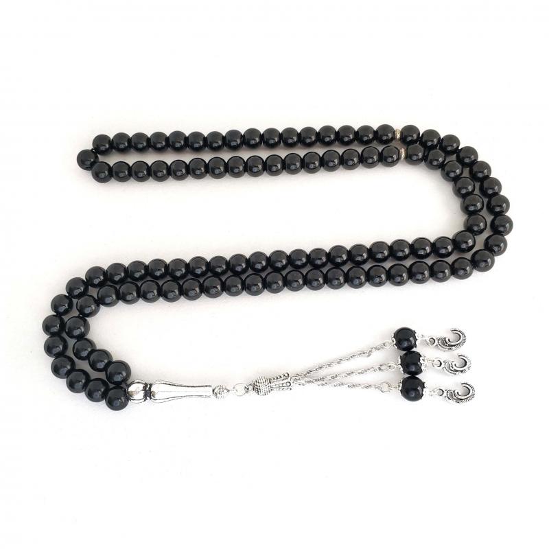 DOĞALTAŞ 99LUK NAMAZ TESBİHİ 8mm DUA ZİKİR TESBİHİ 99 LU