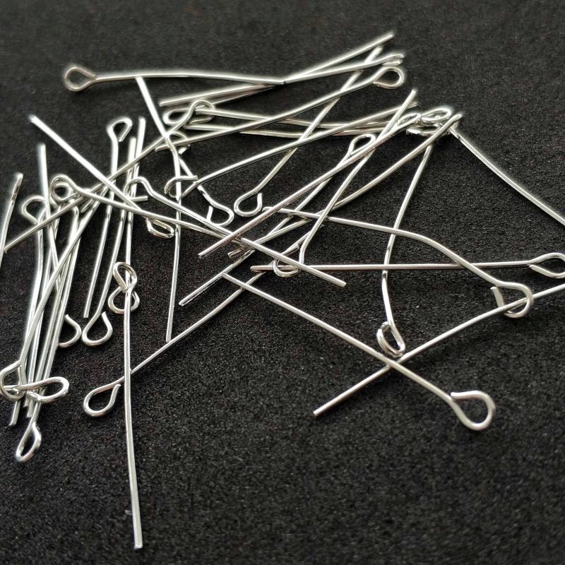 0,6 mm Gümüş Rengi HALKALI Çivi TEL 3 cm
