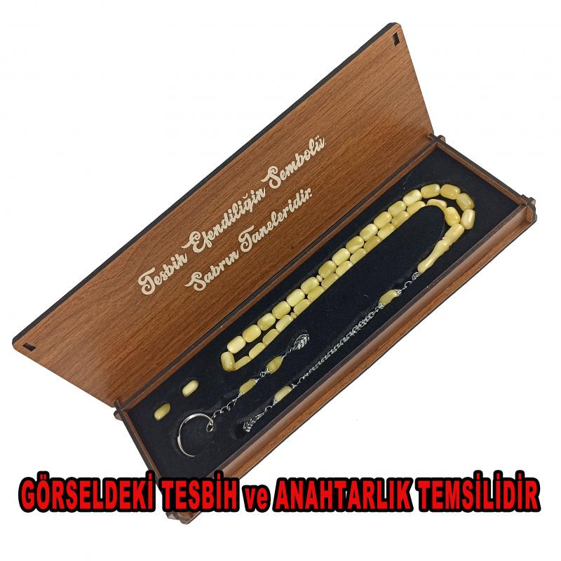 Gömme Ahşap Kutu Boş Ahşap Set Tesbih Kutusu