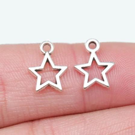 Yıldız Motif Metal Tesbih Püskül Ucu Sallantı