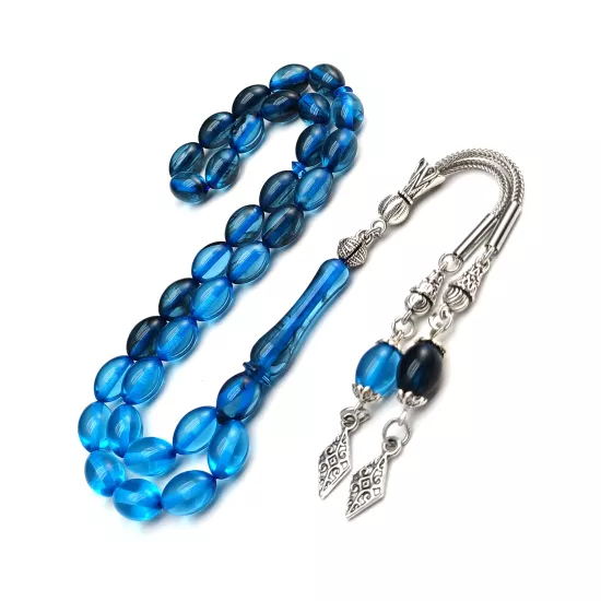 Kaplama Püskül Toz Kehribar Tesbih