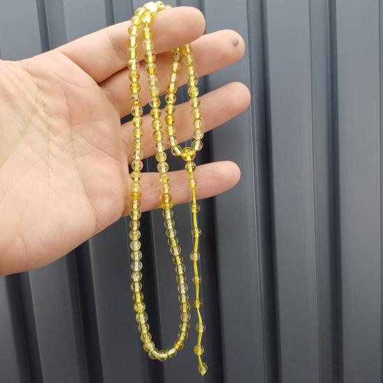 Hakiki Litvanya DAMLA Kehribar Tesbih 99lu Tespih