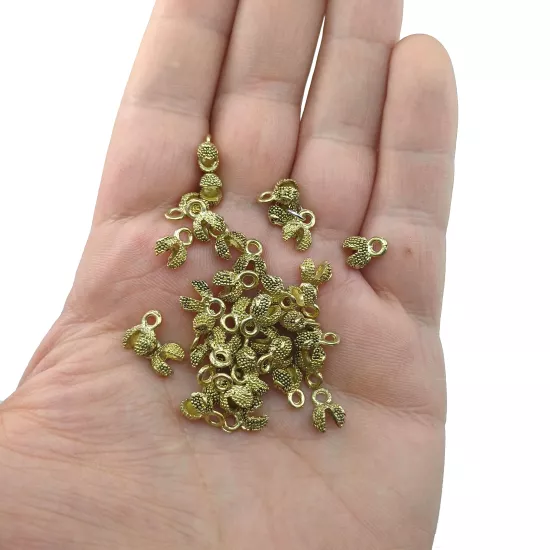 1 ADET 5mm Açık Sarı Sarı Kaplama Tesbih  Kapama