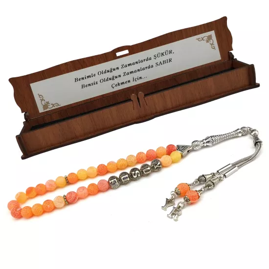 Mat Akik Taşı isimli Kişiye Özel Doğaltaş Tesbih