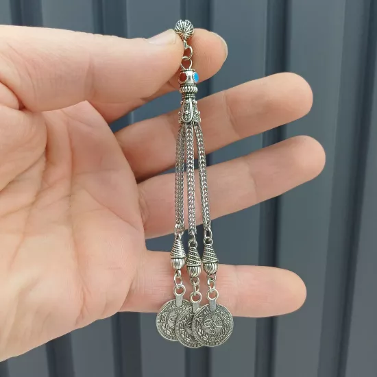 Özel Tasarım Mineli 3 dallı Tesbih Püskülü