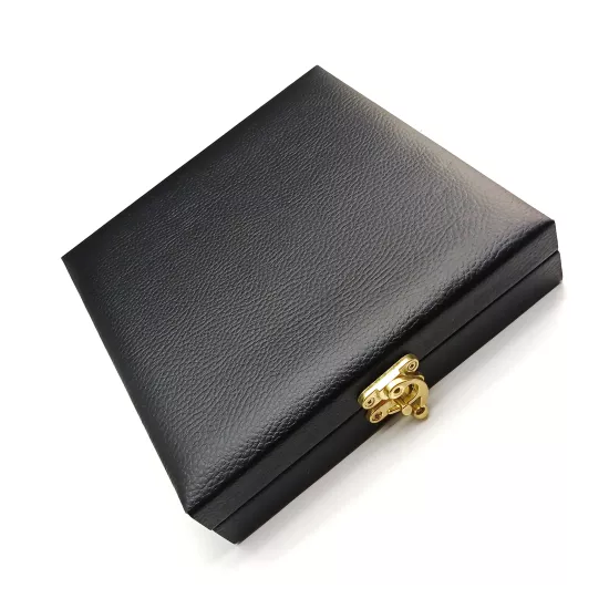 Mekanizmalı Lüks Kare Deri Tesbih Kutusu