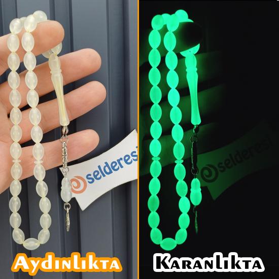 Karanlıkta Parlayan Fosforlu Kedigözü Tesbih