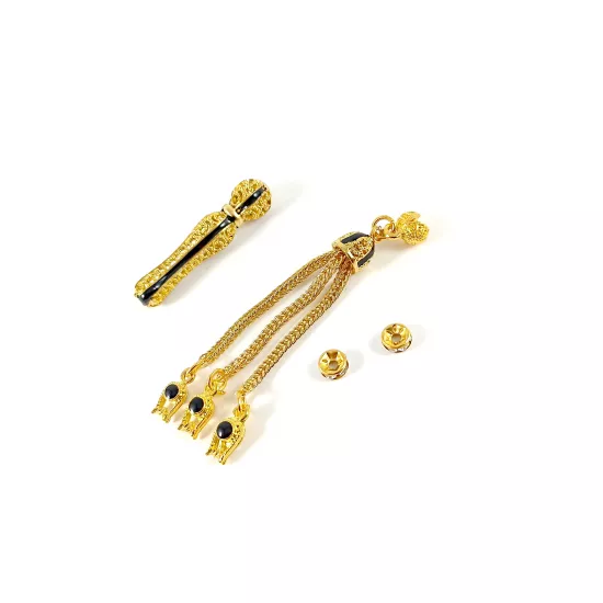 SARI Kaplama Tespih Püskülü Seti