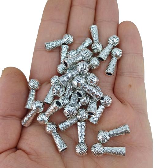 Püskül Hunisi Şapka Gümüş Kaplama