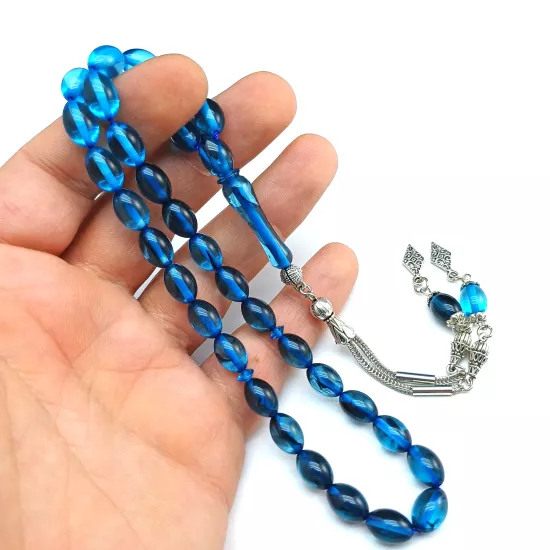 Kaplama Püskül Toz Kehribar Tesbih