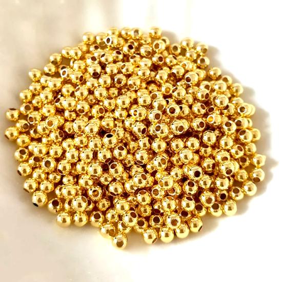 3mm Küçük Metal Top Boncuk Tesbih Ara Malzemesi