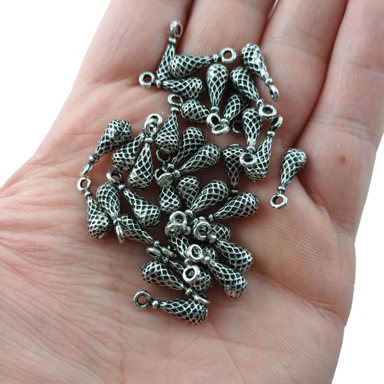 Döküm Metal Tesbih Püskül Ucu Sallantı