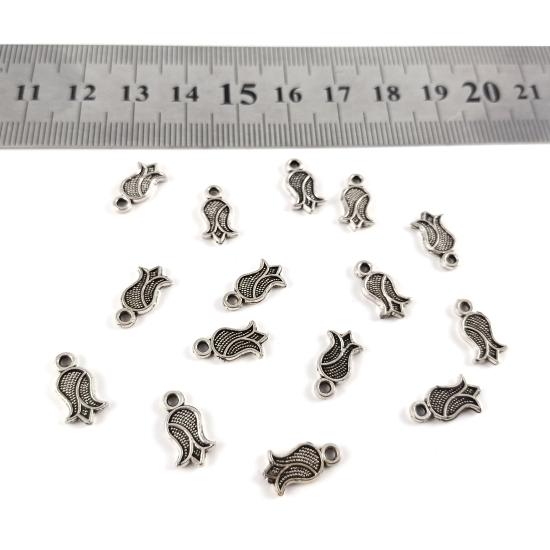 Lale Metal Tesbih Püskül Kolye Ucu Sallantı