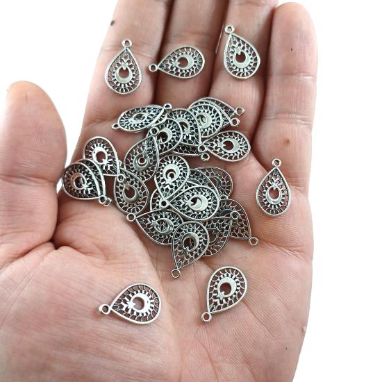 Metal Tesbih Püskül Kolye Ucu Sallantı