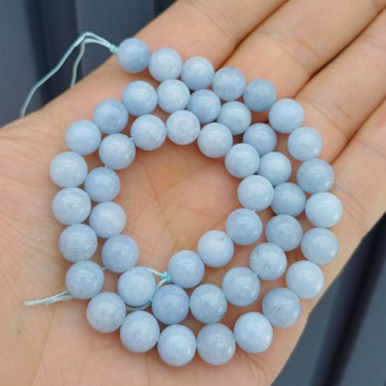8 mm Doğaltaş Akuamarin Taşı Dizi