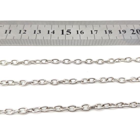 1 Metre Kaplama Ters Düz Zincir 3,2mm Kalınlık