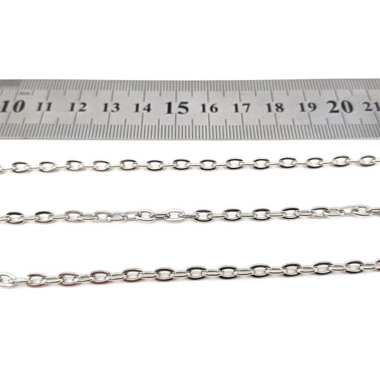 1 Metre Kaplama Ters Düz Zincir 3,6mm Kalınlık