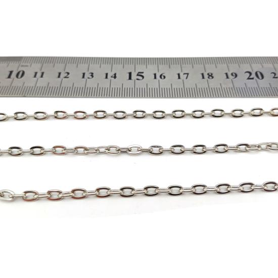 1 Metre Kaplama Ters Düz Zincir 3,6mm Kalınlık