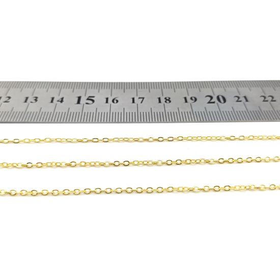 1 Metre Kaplama Ters Düz Zincir 1,3mm Kalınlık