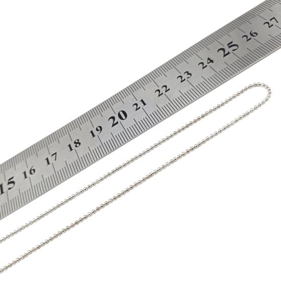 1 Metre Kaplama İnce Top  Zincir 1mm Kalınlık