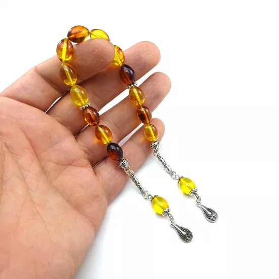  ZAZA Model Toz Kehribar Tesbih