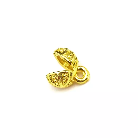 Sarı Kaplama Tesbih Takı Kapama Düğüm Gizleyici