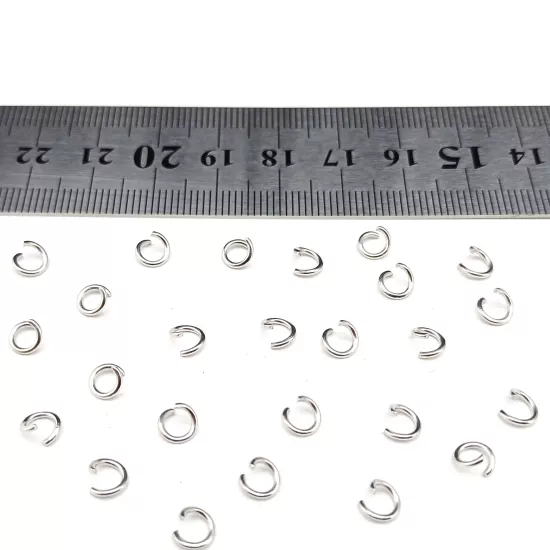 Gümüş Renk Tesbih Takı için METAL HALKA Aparatı