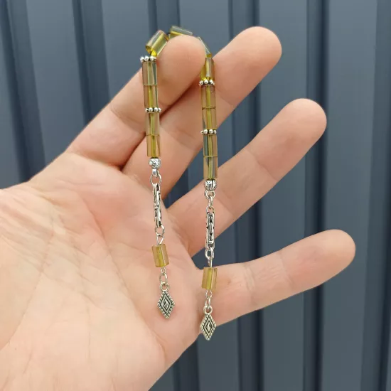 MİNİK BOY KESME Zaza Ateş Kehribar Tesbih