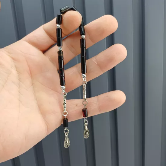 MİNİK BOY KESME Zaza Ateş Kehribar Tesbih