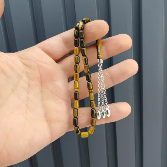 Bürokrat Boy Mini Toz Kehribar Tesbih