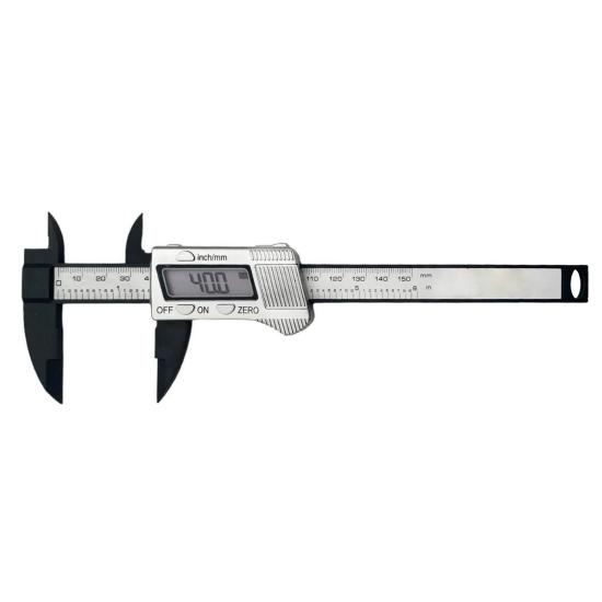 Karbon Fiber Dijital Kumpas 0-150mm 0-15cm