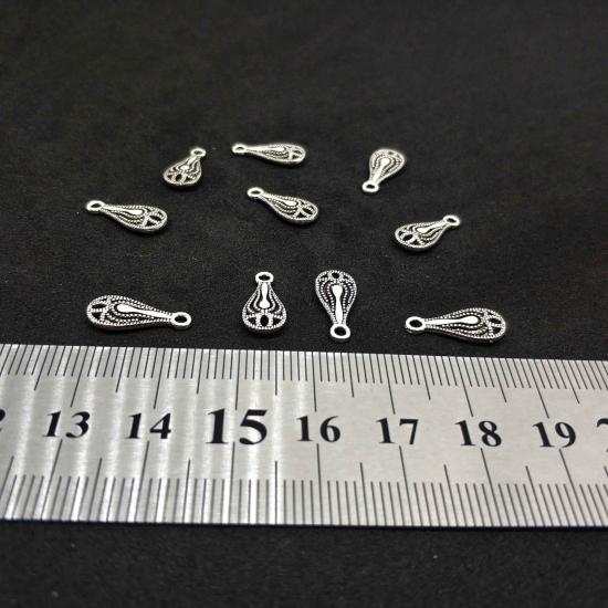 Oval Desen Metal Tesbih Püskül Ucu Sallantı