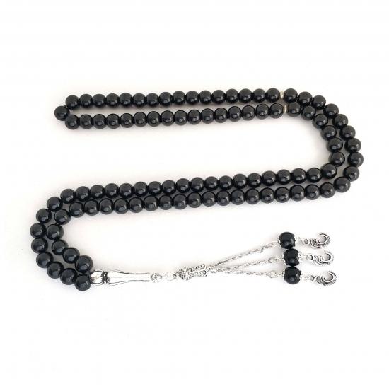 8mm Oniks Doğaltaş 99luk Namaz Tesbihi