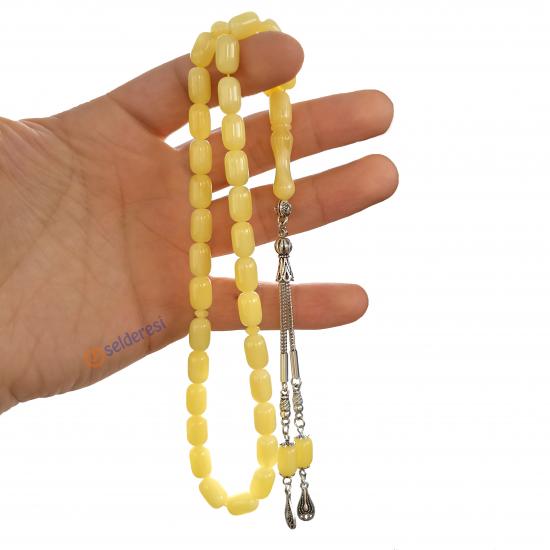 BEYRUT TOZ Kehribar Tesbih+Zaza Kapsül Kesim