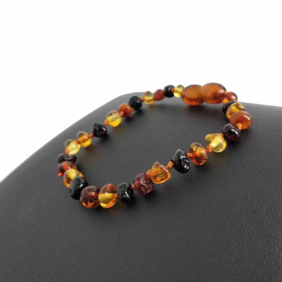 Multicolor Damla Kehribar BEBEK Bileklik