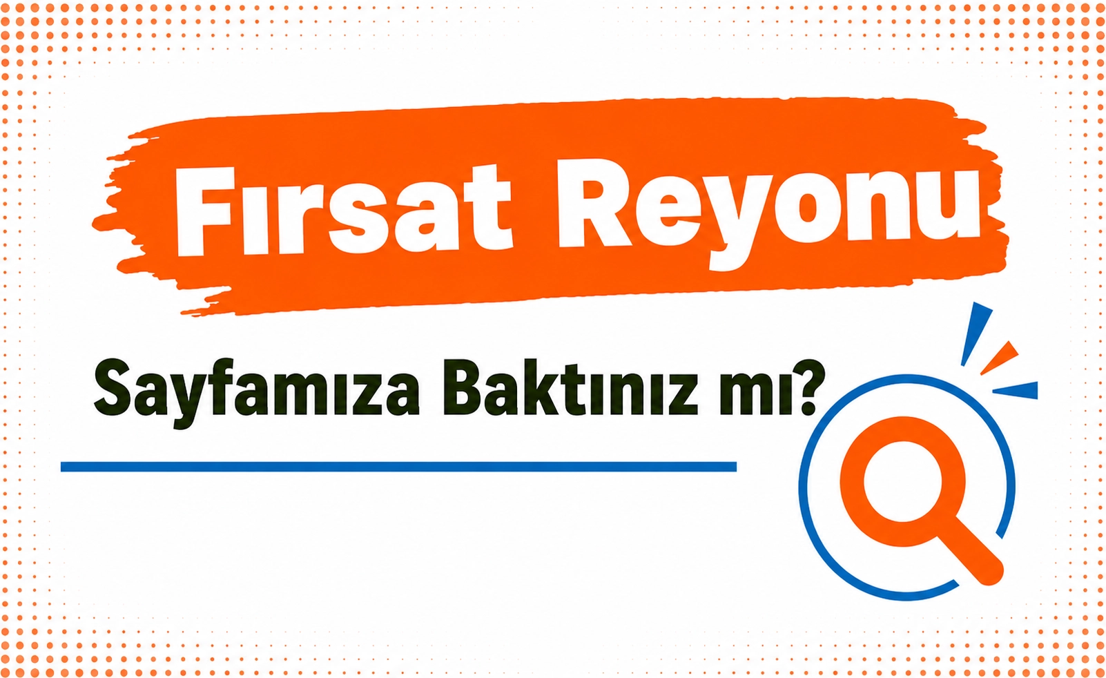 Fırsat Reyonu